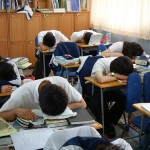 Perhaps these sleeping students are also suffering from senioritis. photo credit: Jens-Olaf via photopin cc