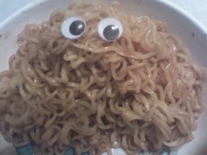 Ramen Noodle Monster Photo by Gabby Myers