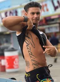 Pauly D tattoo from Jersey Shore