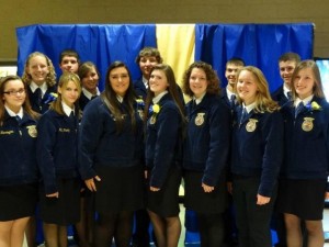 The 2012-2013 Manor FFA officers will hand over the reins to the new officer team at tonight's banquet. 