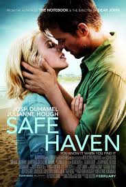 Safe Haven, a film starring Julianne Hough, Josh Duhamel and Cobie Smulders, is based on the popular Nicholas Sparks novel of the same name.