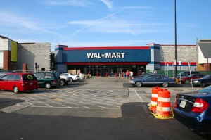 Wal-Mart which is open 24 hours a day, starts its Black Friday sales at 6 p.m. along with Best Buy on Thanksgiving Day. (photo credit: Elvert Barnes via photopin cc)